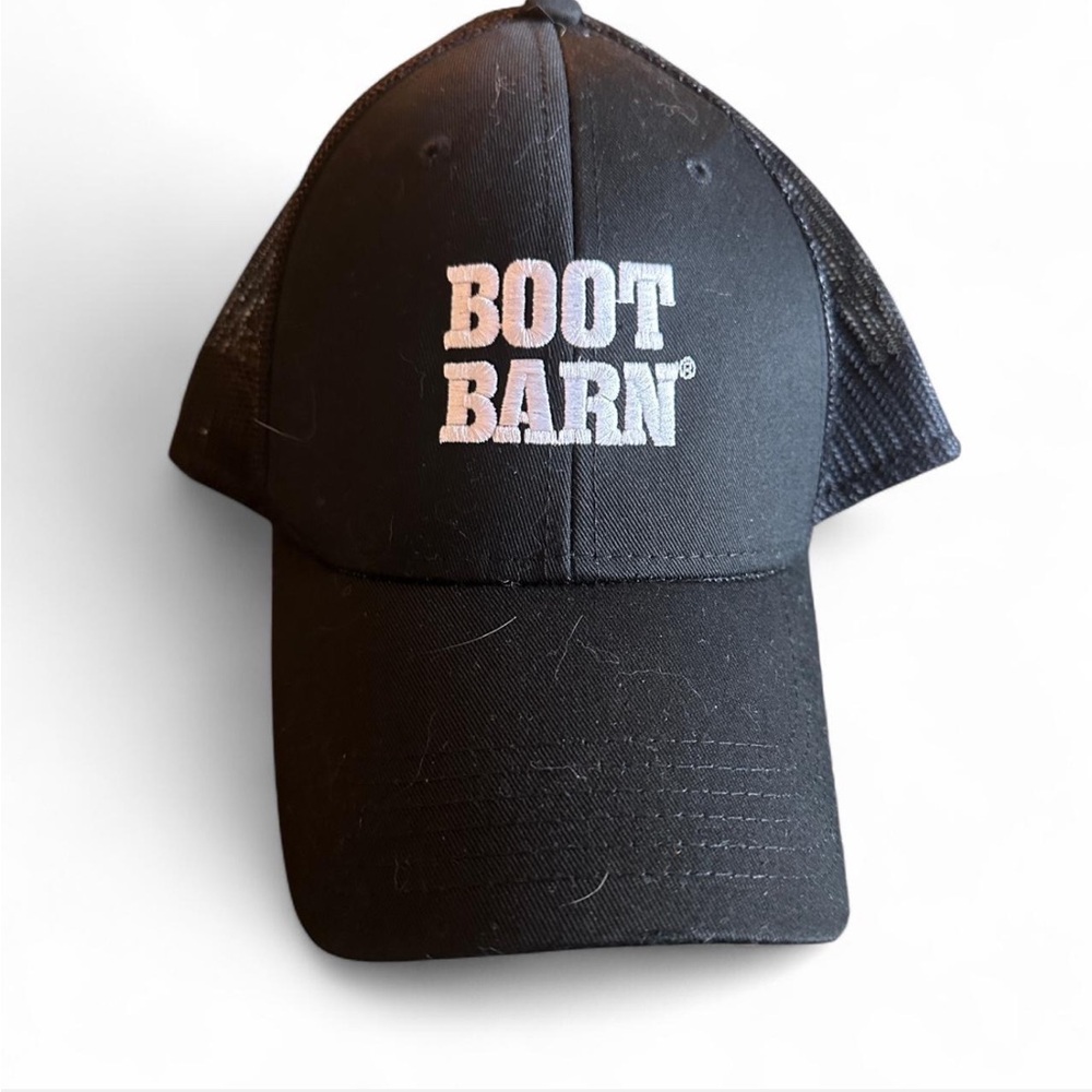 Boot Barn Black Trucker Hat